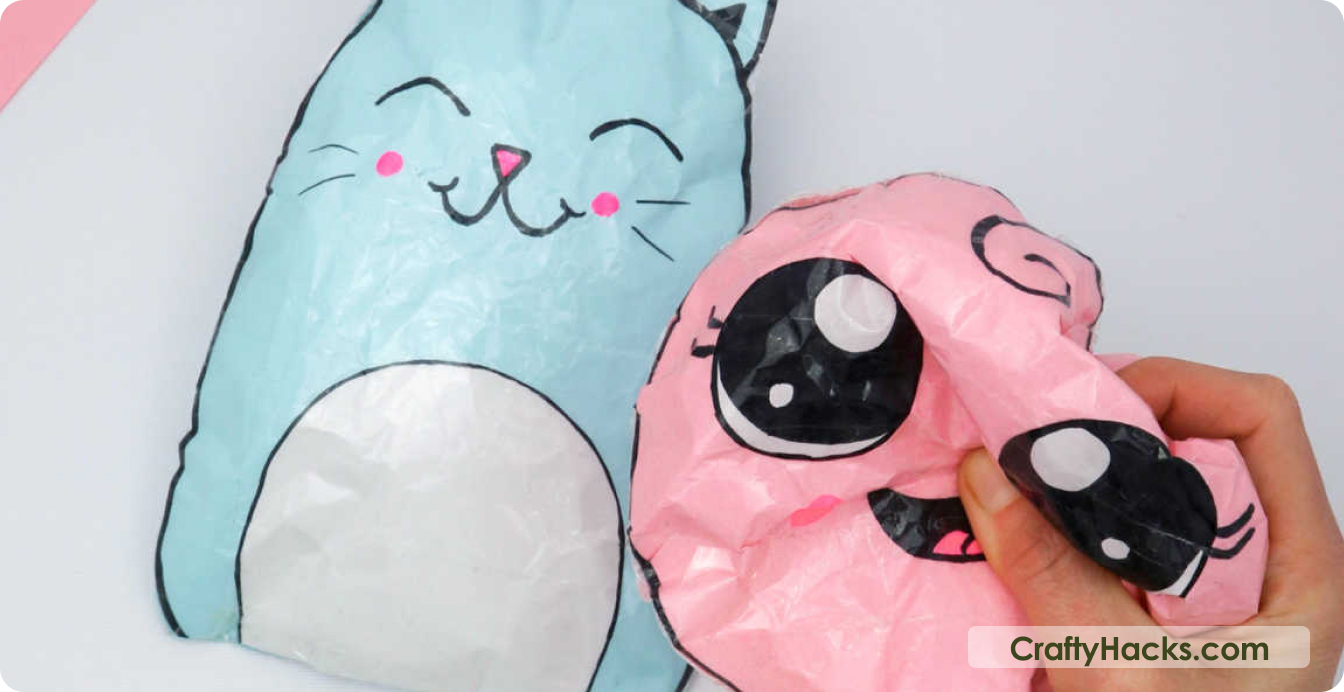 Cute creature cutouts with a squishable filling